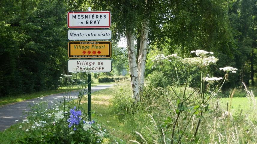 Le Refuge De Normandie Avec Spa Et Cheminee Mesnieres-en-Bray Exterior photo